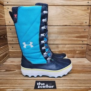 Under Armour Blue and Black Winter Boots
